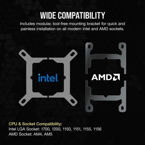 CORSAIR iCUE LINK H100i RGB White 240mm Liquid CPU Cooler w/ QX120 Fans - Picture 4 of 8